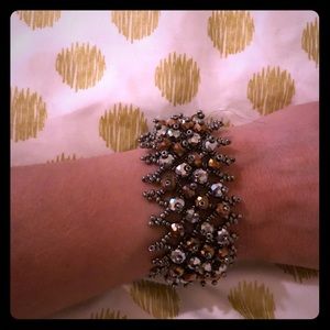 Crystal beaded bracelet